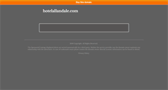 Desktop Screenshot of hotelallandale.com