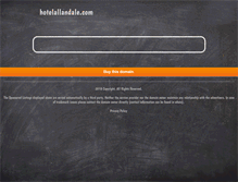 Tablet Screenshot of hotelallandale.com